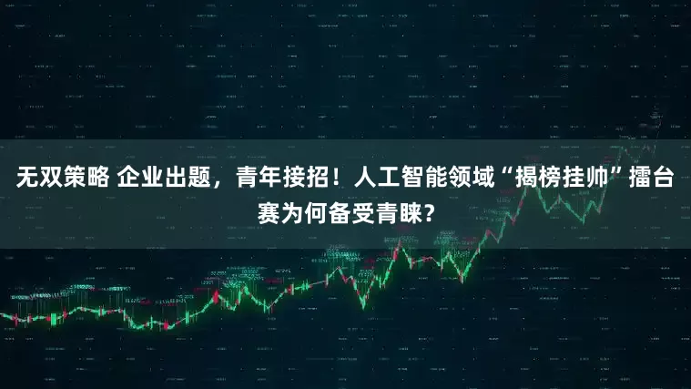 无双策略 企业出题，青年接招！人工智能领域“揭榜挂帅”擂台赛为何备受青睐？